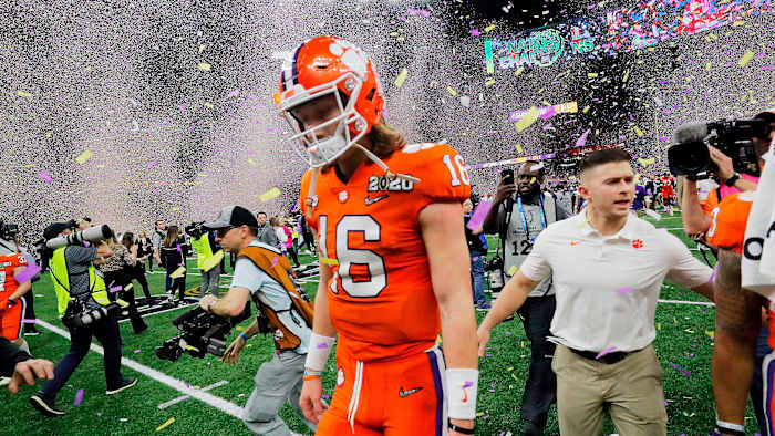 Trevor Lawrence Clemson loses LSU national championship
